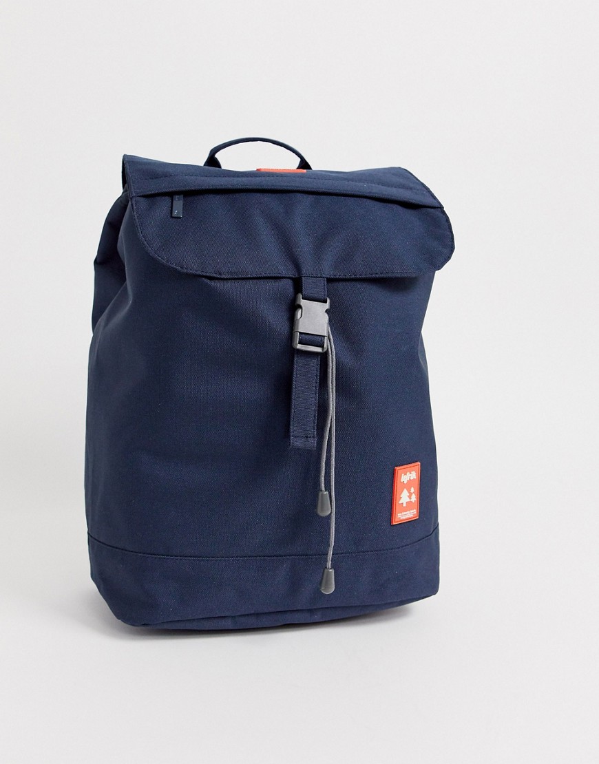 фото Темно-синий рюкзак из переработанных материалов lefrik scout