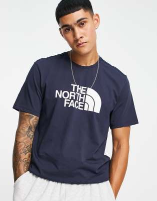 Футболки с принтом Темно-синяя футболка The North Face Easy-Темно-синий