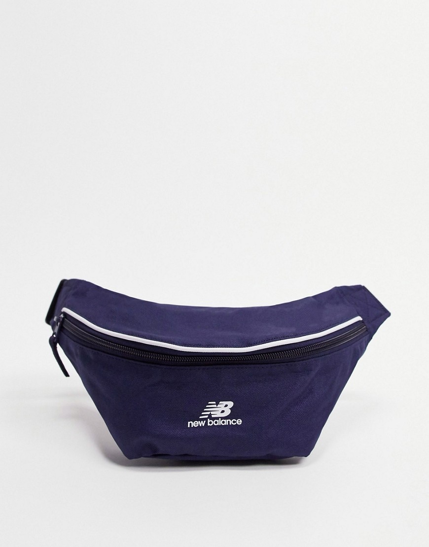 фото Темно-синяя классическая сумка-кошелек на пояс new balance classic-темно-синий
