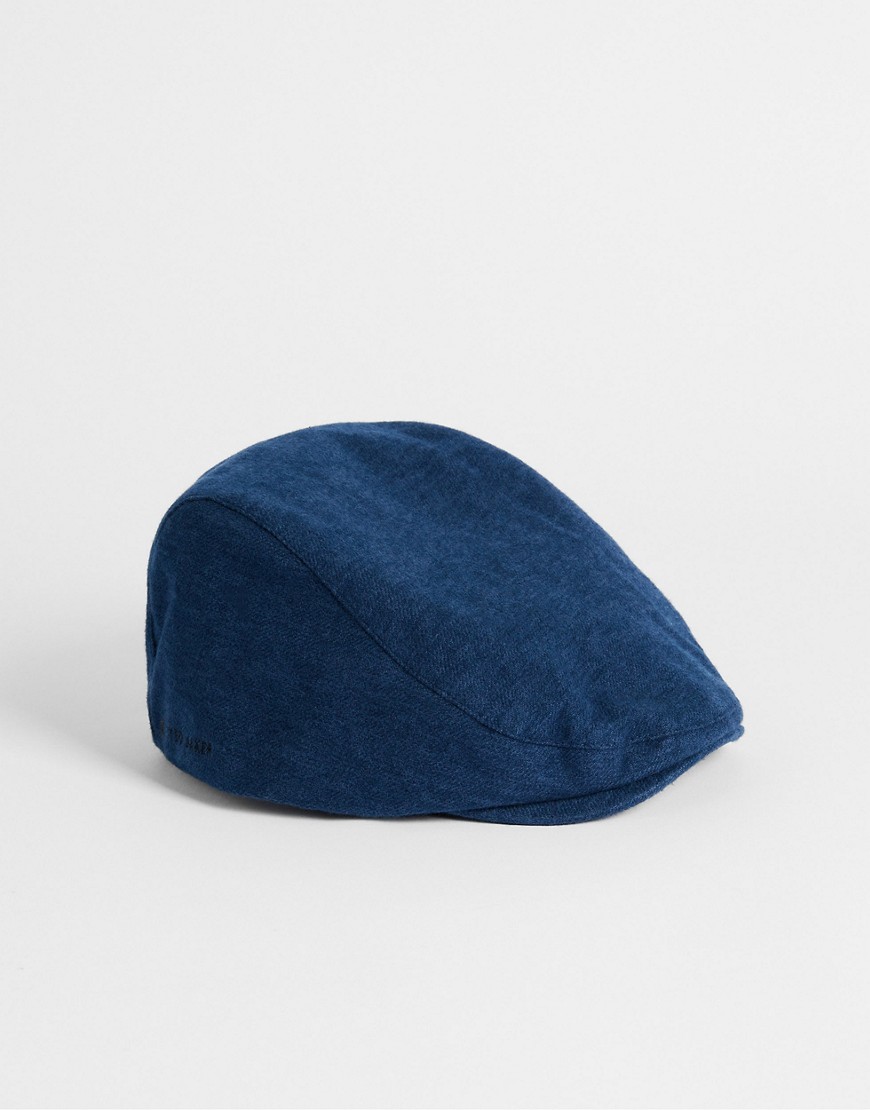 фото Темно-синяя плоская кепка ted baker aspinn-темно-синий