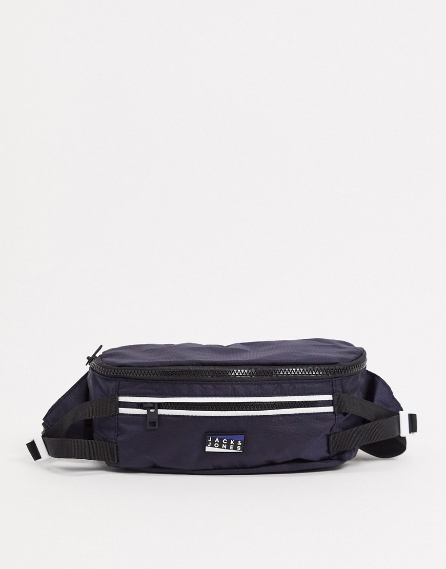 фото Темно-синяя сумка-кошелек на пояс jack & jones-темно-синий