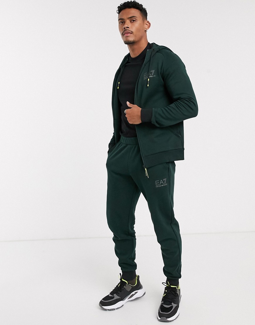 фото Темно-зеленый спортивный костюм с логотипом armani ea7 ventus