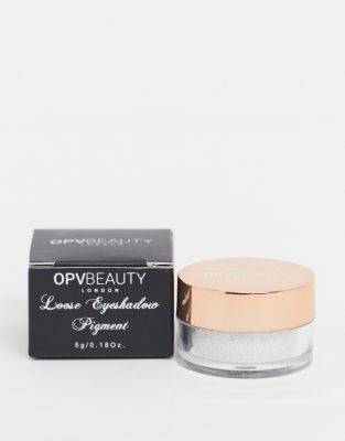 фото Тени для век opv beauty – garnet loose pigment (white silver)-серебристый