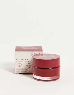 фото Тени для век planet revolution the colour eyeshadow pot - fresh raspberry-розовый цвет