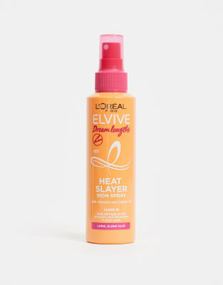 фото Термозащитный спрей для волос l'oreal elvive dream lengths heat slayer spray 150ml-бесцветный