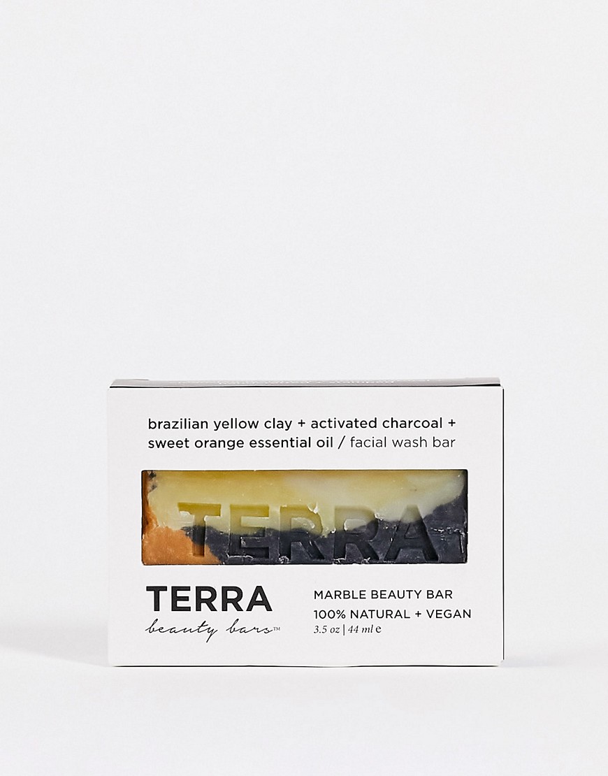 TERRA Beauty Bars Marble Facial Beauty Bar Soap 3.5 oz-No color
