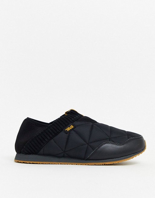 TEVA Ember Moc slipper shoes in black