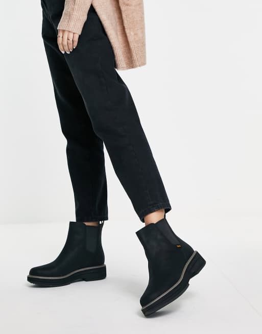 Teva black ankle outlet boots