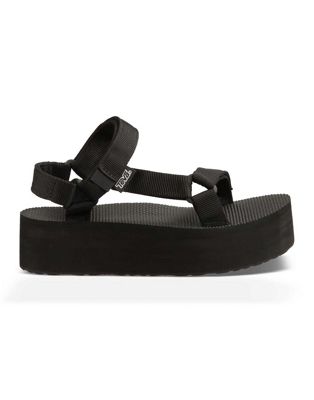 Teva flatform universal chunky sandals in black
