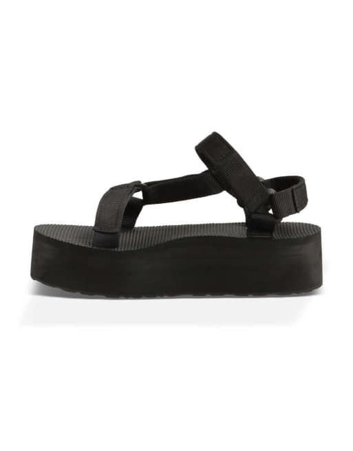 Platform cheap black tevas