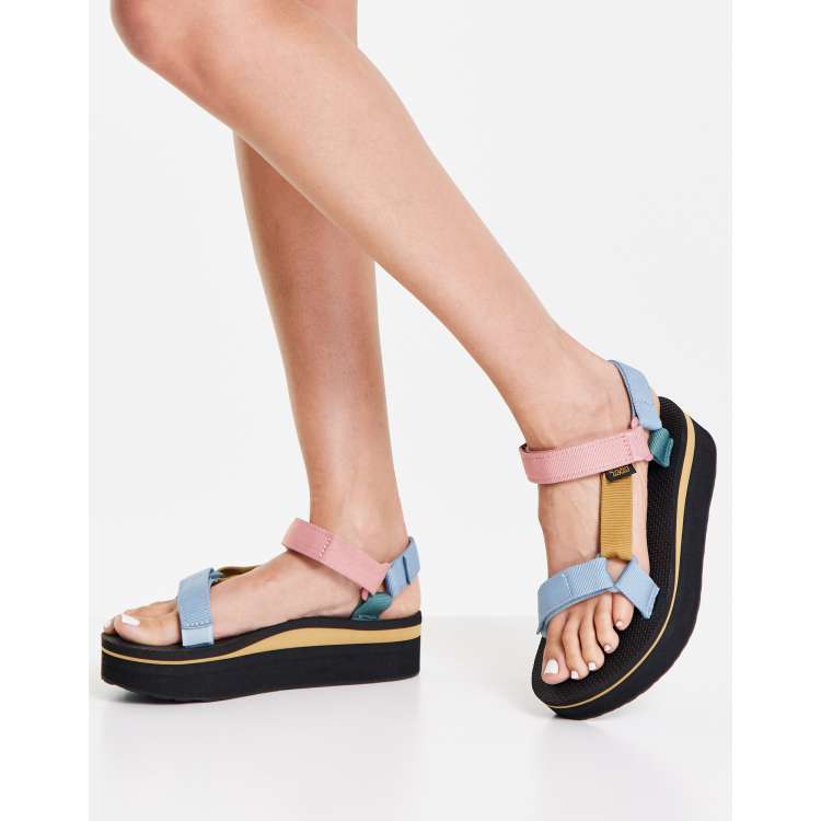 Flatform discount teva sandals