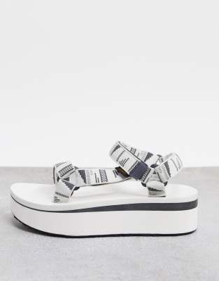 teva bright white flatform universal sandals