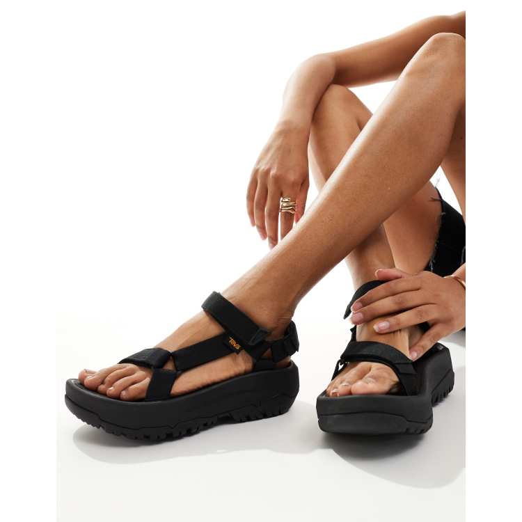 Teva Hurricane ampsole sandals taylor in black 