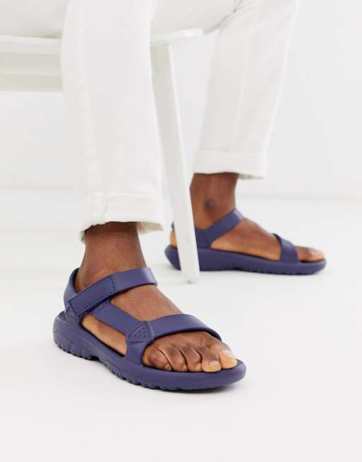 Teva Hurricane Drift EVA sandals in navy ASOS