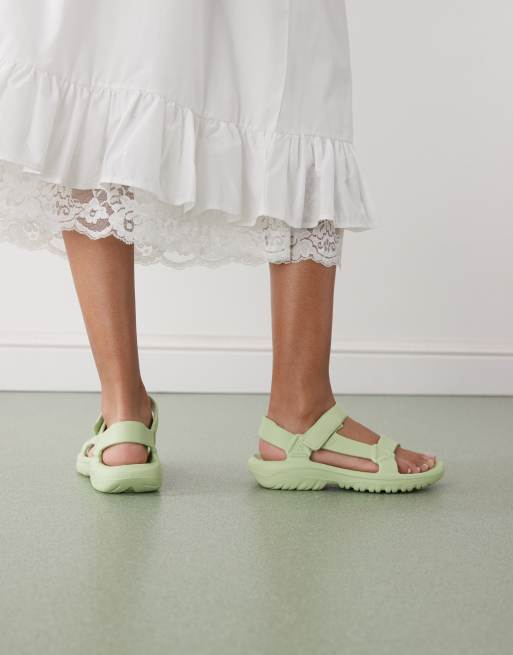 Teva Hurricane Drift sandal in matcha green