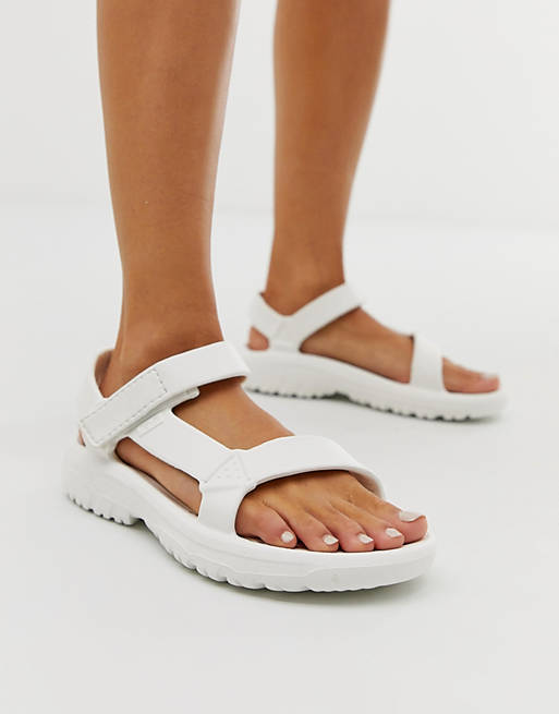 Flat Sandals/Teva Hurricane Drift sandal in white 