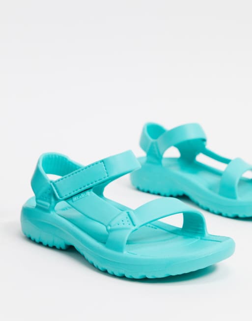 Teva Hurricane Drift sandals in turquoise ASOS