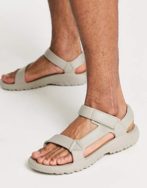 Puur zelf Voorwaardelijk Teva - Hurricane Eva Drift - Sandalen in beige | ASOS