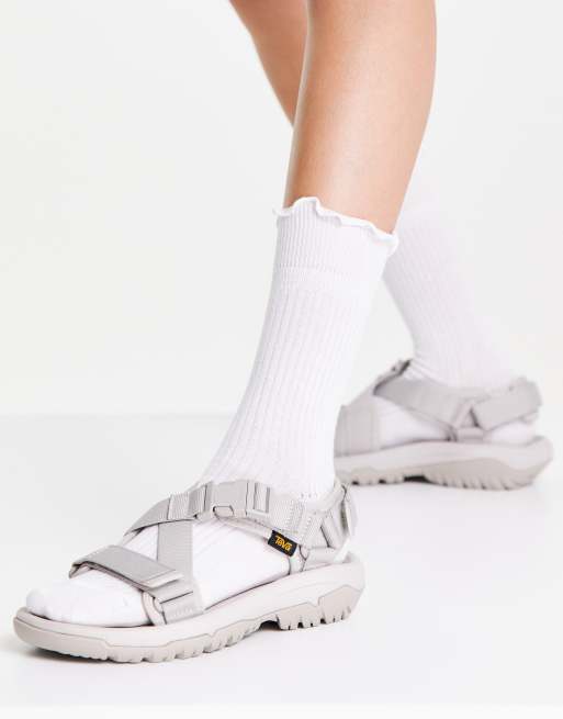 Teva - Hurricane Verge - Sølvfarvede chunky sandaler med spænde