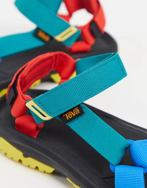 Teva Hurricane XLT2 sandals in 90s color block ASOS