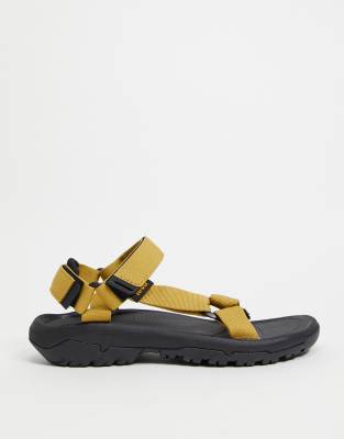 yellow teva shoes