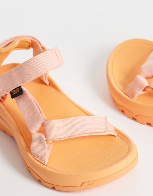 Teva Hurricane XLT3 sandals in peach, 3 of 4