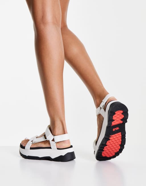 Teva Jadito Universal chunky tech sandals in white ASOS