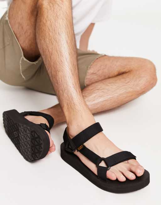 Teva best sale slippers zwart