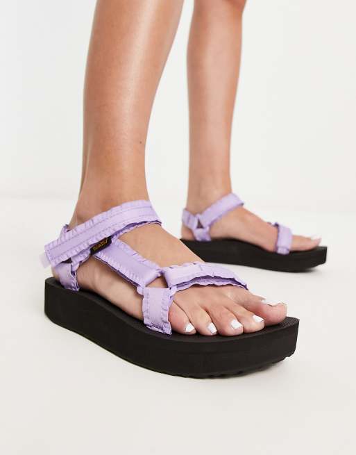 Teva midform universal adorn chunky sandals in lilac