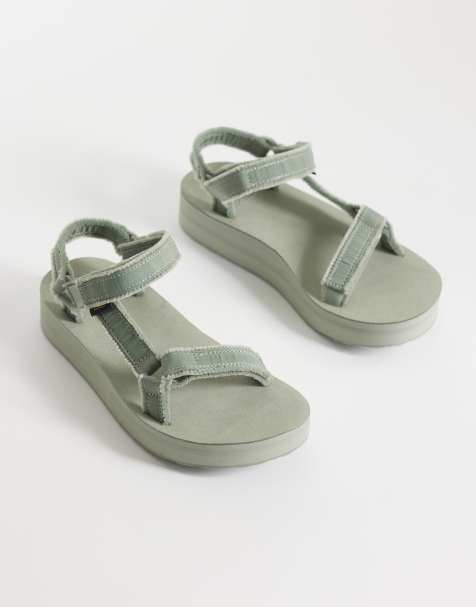 Teva Midform Universal Canvas sandals in seagrass blue - view 1