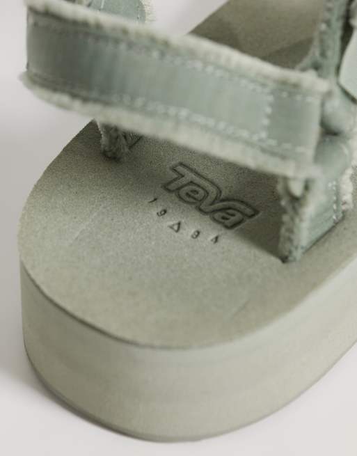 Teva Midform Universal Canvas sandals in seagrass blue, 3 of 4
