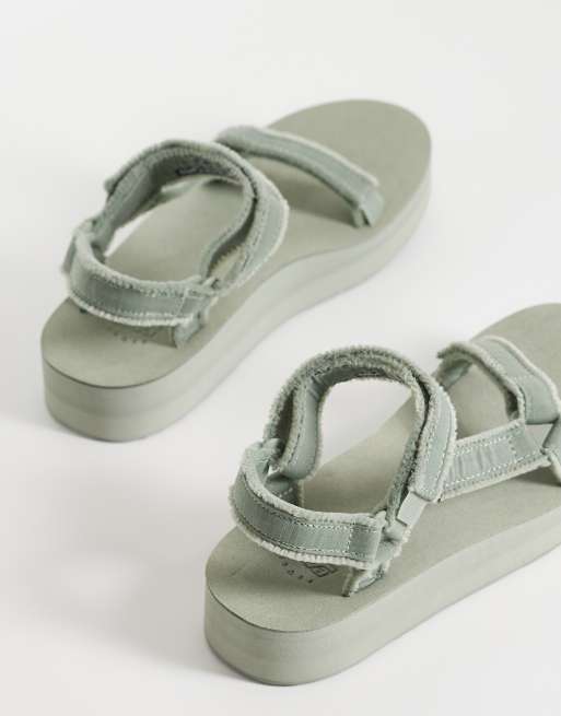 Teva Midform Universal Canvas sandals in seagrass blue, 4 of 4