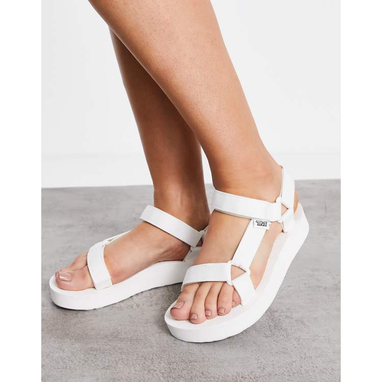 Platform sale tevas white