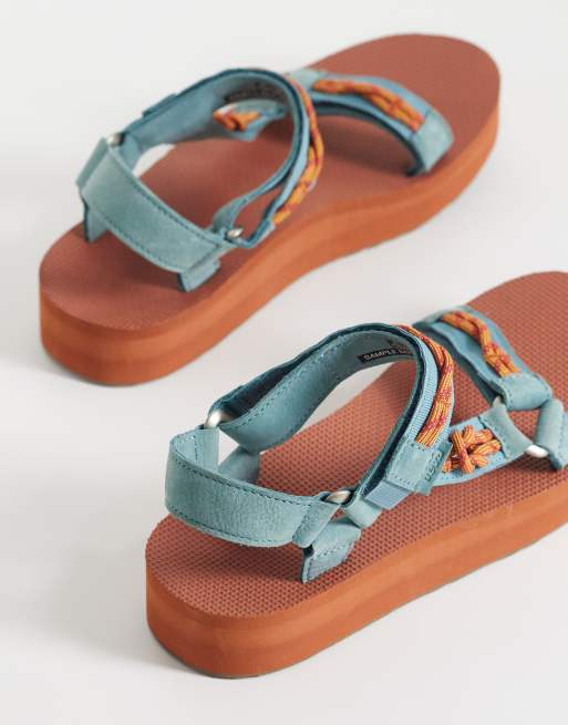 Teva Midform Universal Knotted sandals in smoke blue, 4 of 4