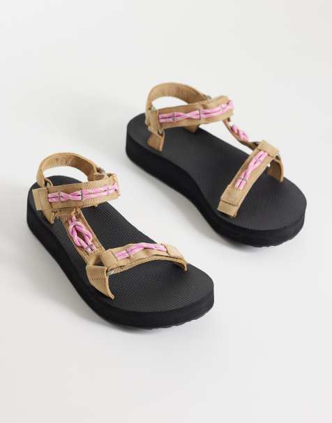 Teva Midform Universal Knotted sandals in tan - view 1