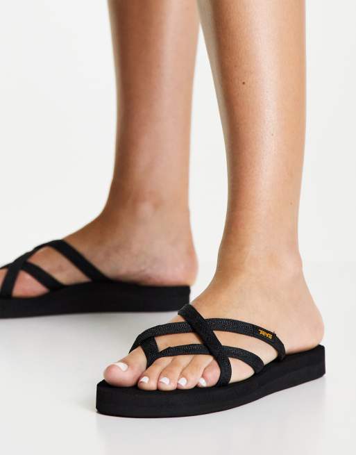 Teva Olowahu sandals in black ASOS