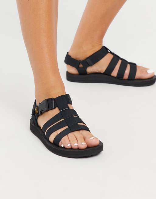 Teva Original Dorado sandals in black | ASOS