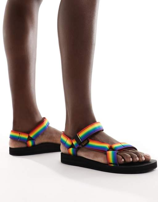 Discount cheap rainbow sandals