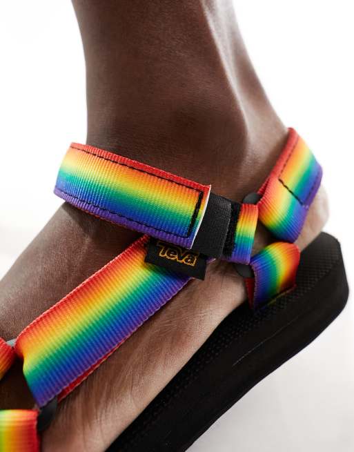 Teva rainbow sandals discount uk