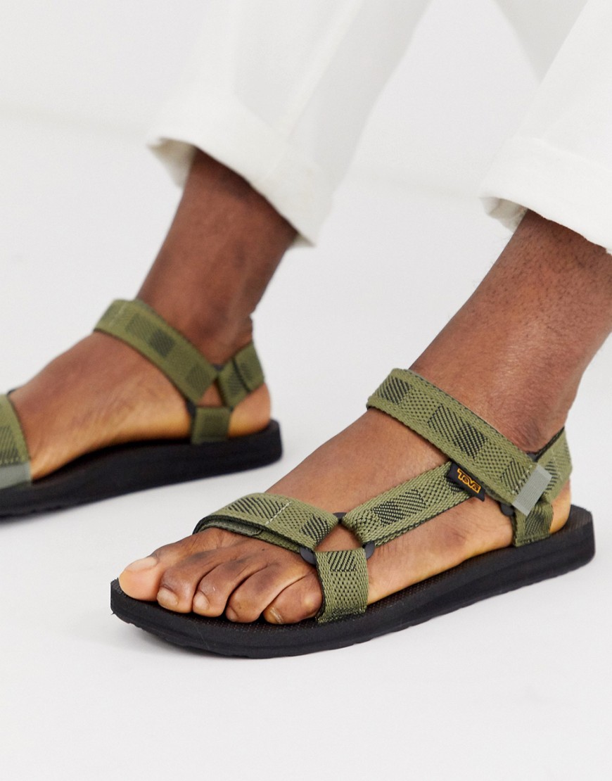 Teva – Original Universal – Kakifärgade tech-sandaler-Grön