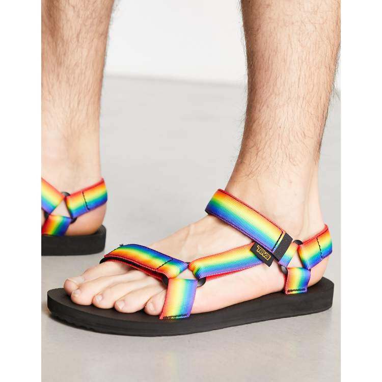 Rainbow tevas hot sale