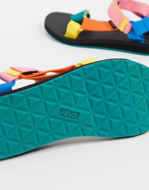 Teva color 2025 block sandals