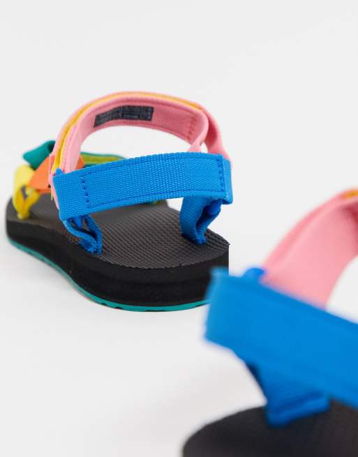Multicolor clearance colorblock teva