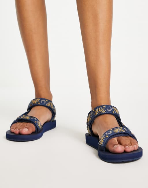 Sun and moon insignia blue teva new arrivals