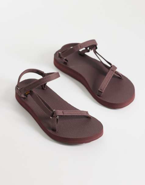 Teva Original Universal Slim sandals in brown - view 1