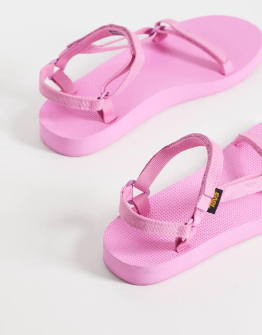 Teva Original Universal Slim sandals in fuchsia pink, 4 of 4