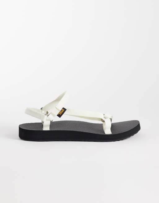 Teva Original Universal Slim sandals in white, 2 of 4