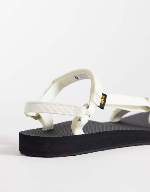 Teva Original Universal Slim sandals in white, 4 of 4