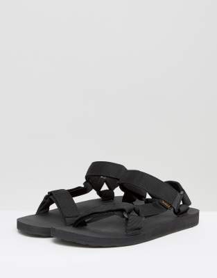 teva slippers zwart