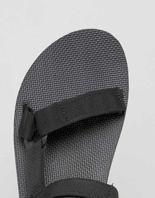 Teva original universal urban best sale tech sandals in black